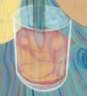 pesca nel vino con coltello - immagine 4